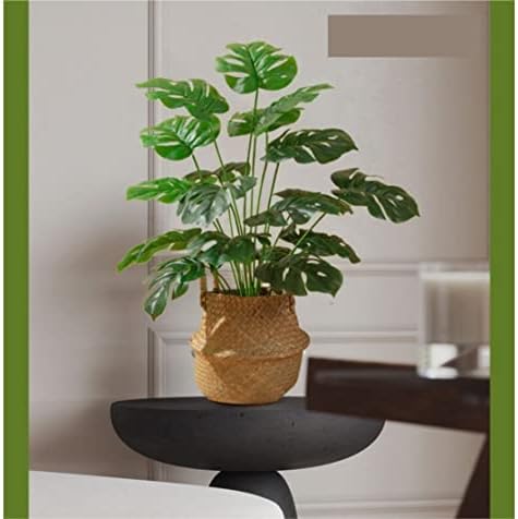 Artificial Monstera Plant with Flower Basket - 70CM