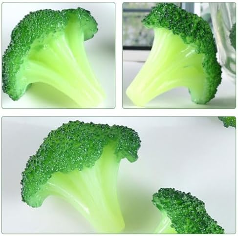 Lifelike Simulated Broccoli Models 4pcs Artificial Vegetable Decorations