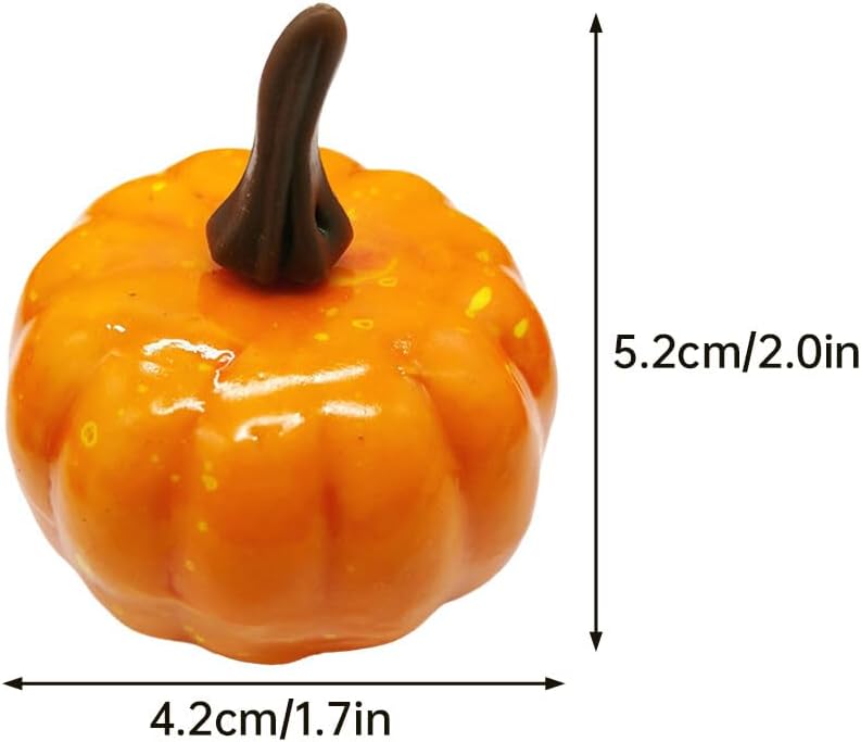 Zcargel Foam Pumpkin Props 12PCS Halloween Thanksgiving Decorations