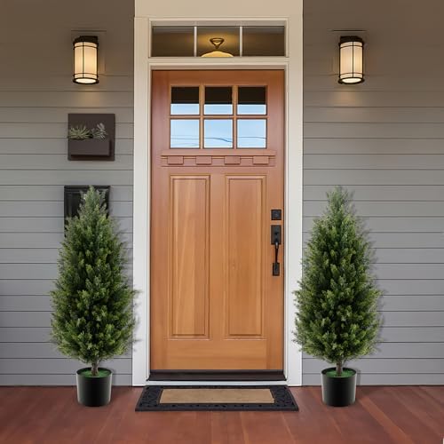Goplus 3FT Artificial Cedar Tree Set of 2