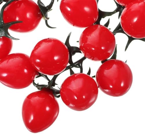 Alipis Artificial Red Cherry Tomatoes Decor Props