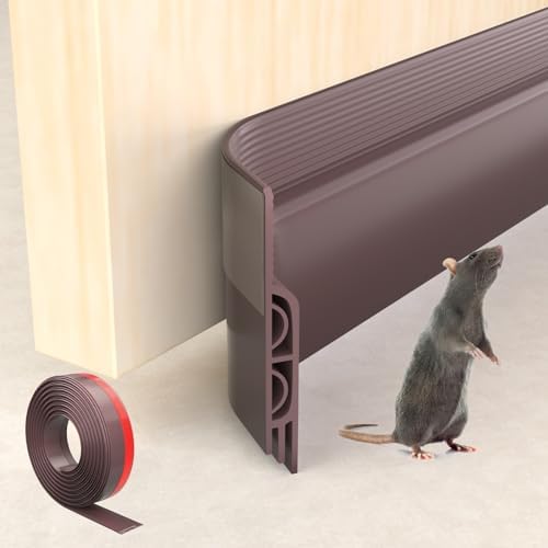 78 Inches Brown Door Draft Stopper Soundproof Seal