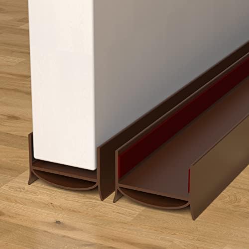 2 Pack Door Draft Stopper 39 Inch Cuttable Seal