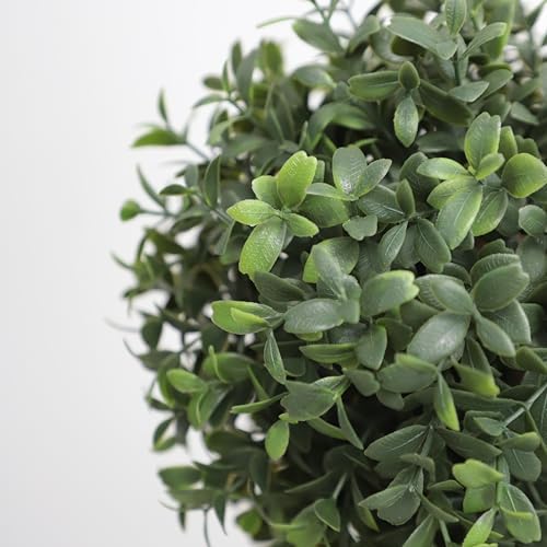 Momoplant Artificial Topiary Double Ball Tree Set of 2