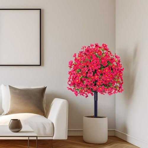 236in Artificial Violet Topiary Tree with Ground Spikes 1