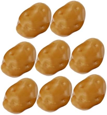 16pcs Realistic Foam Potato Models for Home Kitchen and Photography