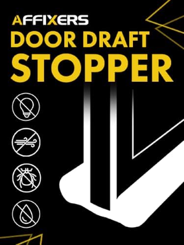 Affixers Under Door Draft Stopper 36 Inch Black