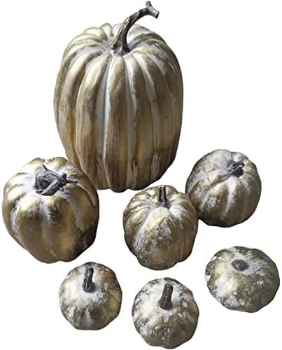 7pcs Fall Decor Pumpkins Artificial Autumn Decorations