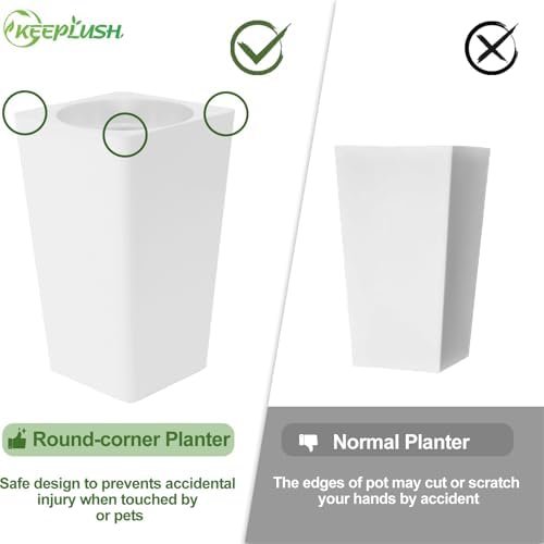 5ft Artificial Palm Tree with White Planter