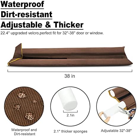 Gigbuff Cam Door Draft Stopper 30-36 Inches