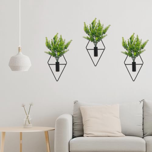3 Pcs Wall Plants Artificial Decor Eucalyptus Set