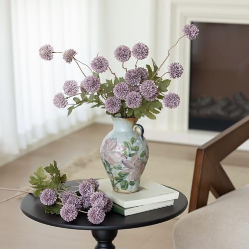 Mizii 6Pcs Artificial Chrysanthemums with Stems