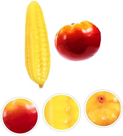 MAGICLULU 40pcs Realistic Artificial Fruit and Vegetable Models