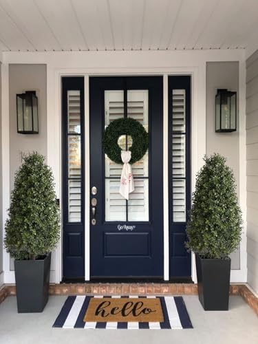 38in Artificial Boxwood Topiary Trees 2Pack