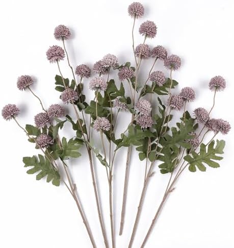 Mizii 6Pcs Artificial Chrysanthemums with Stems