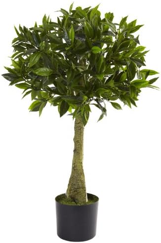 Nearly Natural 3ft Bay Leaf Topiary UV Resistant