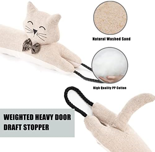 Marwood Decorative Door Draft Stopper with Hanging Loops