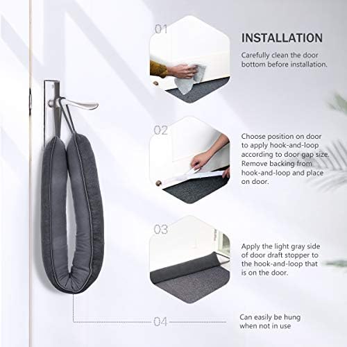Tuffen Door Draft Stopper 37 Inch Weighted