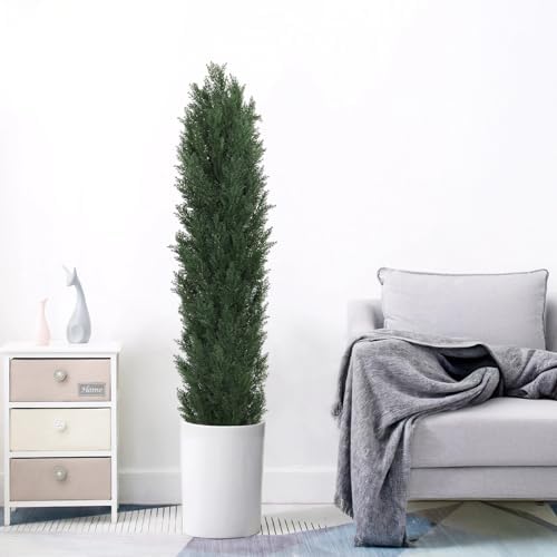 THE BLOOM TIMES 6ft Artificial Topiary Set of 2