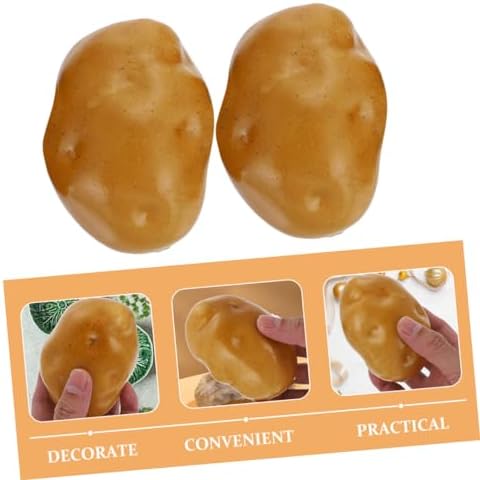 16pcs Realistic Foam Potato Models for Home Kitchen and Photography