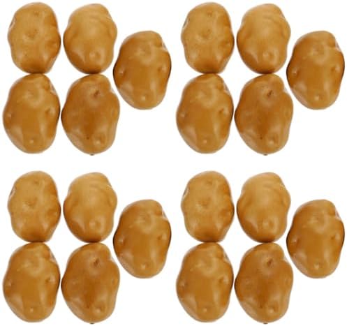 STOBOK Fake Mini Vegetable 20pcs Artificial Potatoes Decor