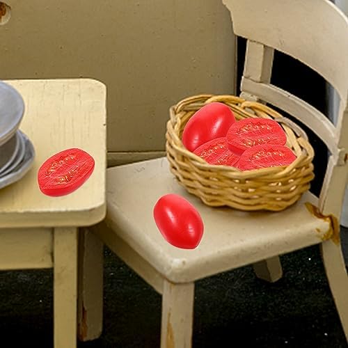 TOYANDONA 10PCS Lifelike Cherry Tomato Artificial Decor Models