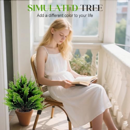 UV Resistant Artificial Cedar Topiary Ball Tree 1 PCS