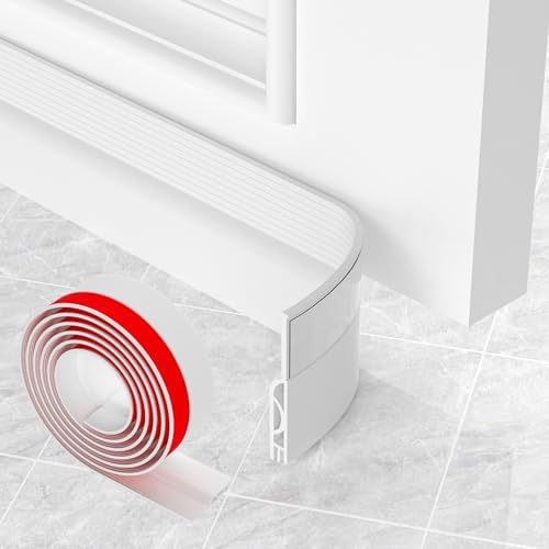 White Door Draft Stopper 39 Inches Heavy Duty