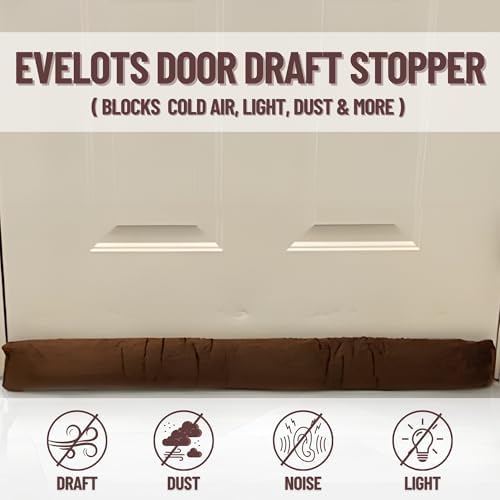 Evelots Magnetic Draft Stopper 36 Inch Steel Door