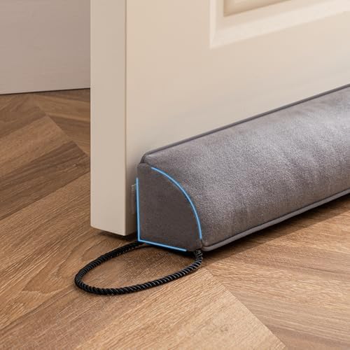 Sunolga 38 Inch Door Draft Stopper Gray