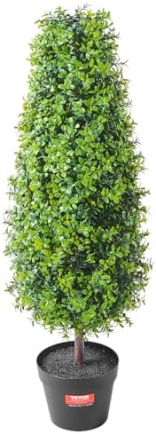 VEVOR Artificial Boxwood Topiary Tree 36 Inch 2 Pack