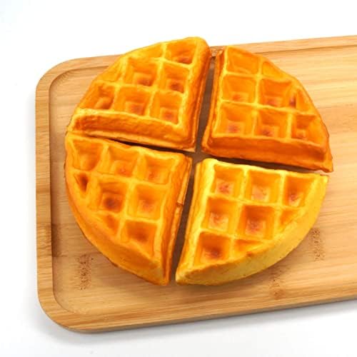 GiftYou 4-Pack Fake Slice Waffle Cake Decor