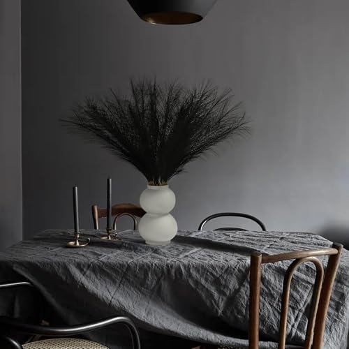 SeptCat 30 Pcs Black Pampas Grass Decor