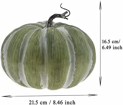 Woration 84 Inch Artificial Green Fall Pumpkin Decor