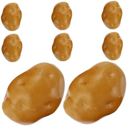 16pcs Realistic Foam Potato Models for Home Kitchen and Photography