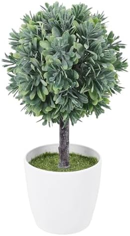 Cabilock Mini Artificial Boxwood Rosemary Topiary