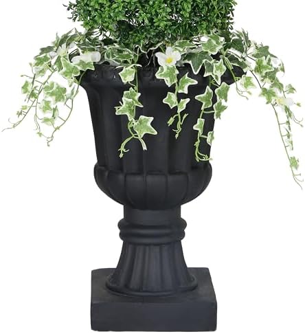 Puleo International 52 Inch Boxwood Topiary Artificial Tree