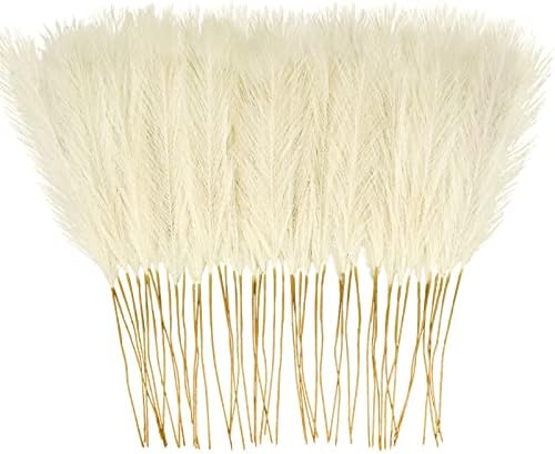 50PCS Beige Artificial Pampas Grass Decor