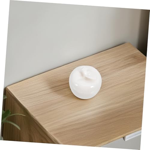 Luxshiny 1pc Chic Ceramic Christmas Apple Ornament