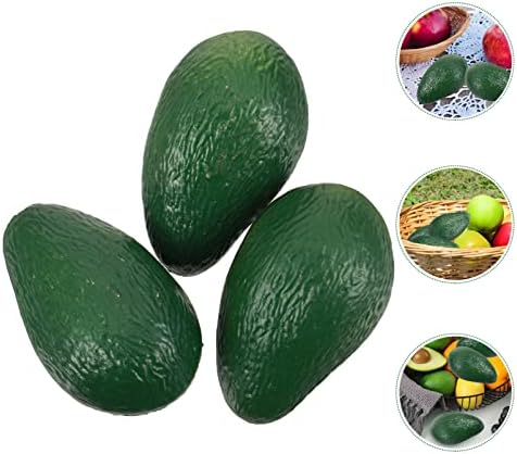 FOMIYES Plastic Artificial Avocado Set of 6