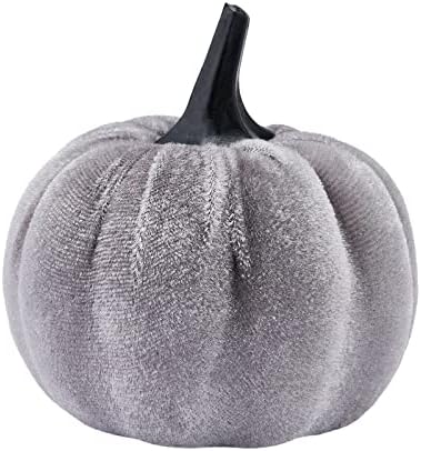 Mini Velvet Halloween Pumpkins Decor