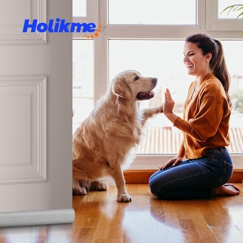 Holikme Door Draft Stopper 2x36 Inch Grey