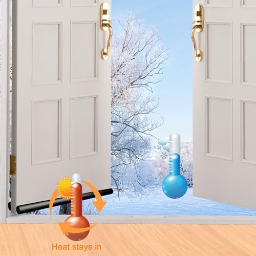 LM Bodycare Twin Door Stoppers Black Weather Stripping