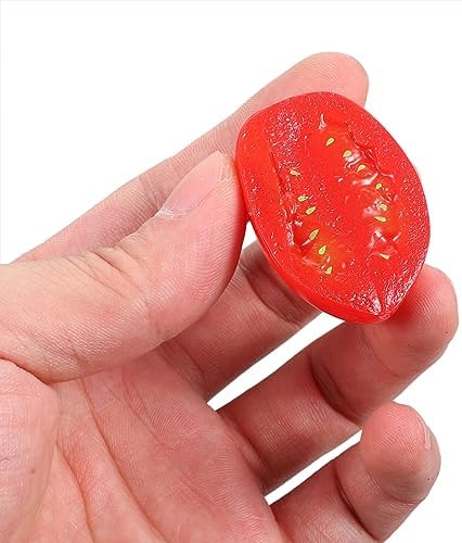 TOYANDONA 10PCS Lifelike Cherry Tomato Artificial Decor Models