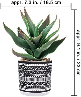 Winlyn Set of 3 Assorted Artificial Succulent Plants