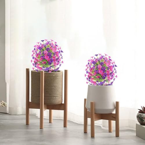 JOYWU Artificial Rose Boxwood Topiary Ball Set