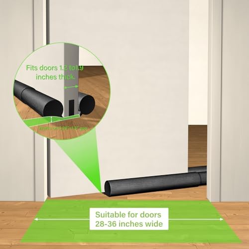 Shouken Upgrade Door Draft Stopper 30-36 Inch