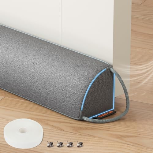 MAGZO Door Draft Stopper 36 Inches Gray