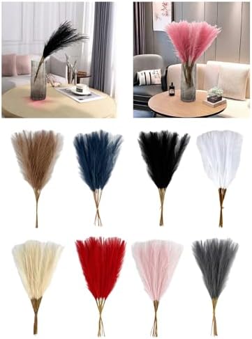 30Pcs Artificial Pampasgrass 216Inch Realistic Wedding Decor