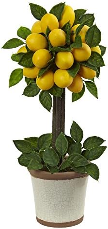 Nearly Natural Lemon Ball Topiary Arrangement 195x85x875